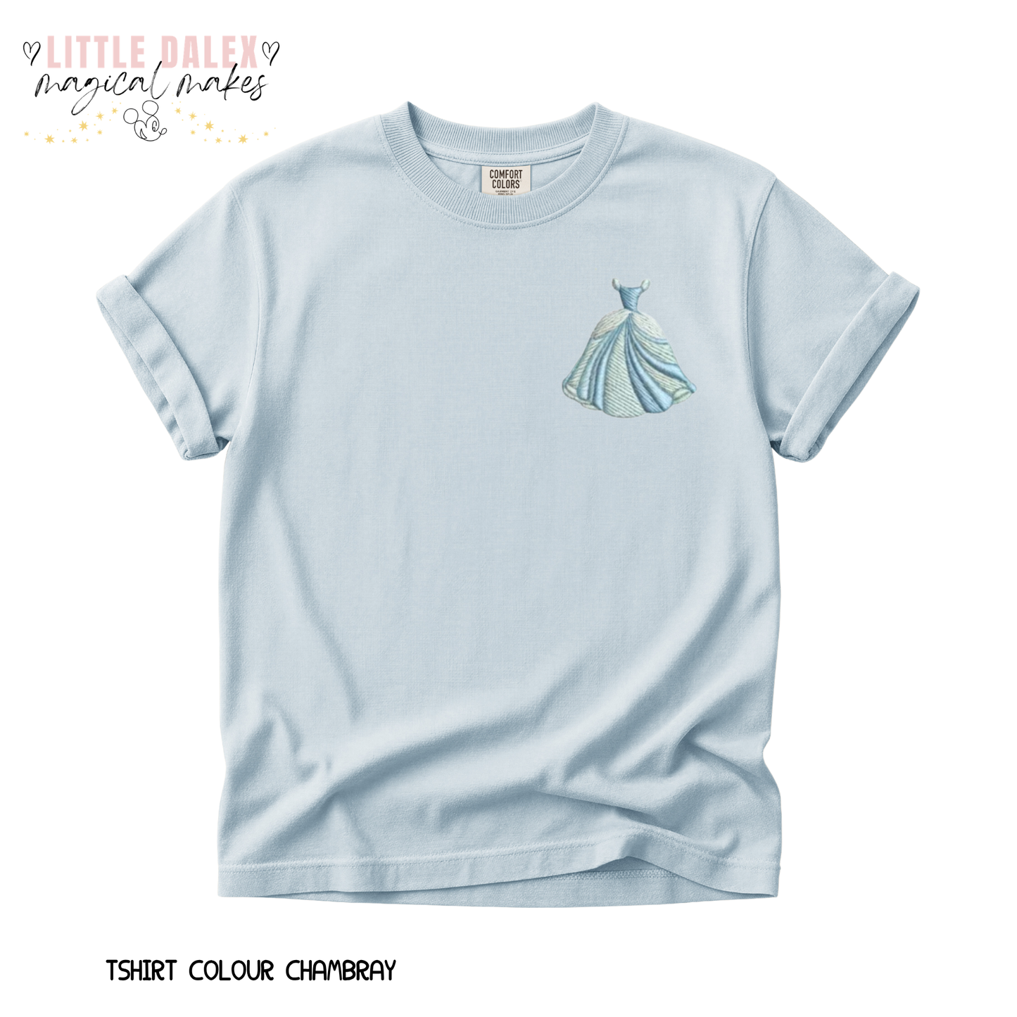 Glass Slipper Princess Dress T-Shirt