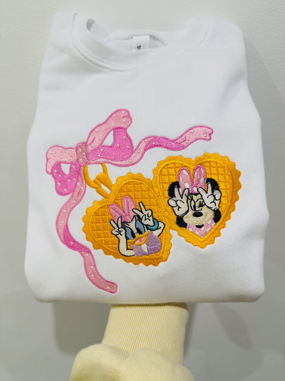 Mouse & Duck Love Heart Locket T-shirt