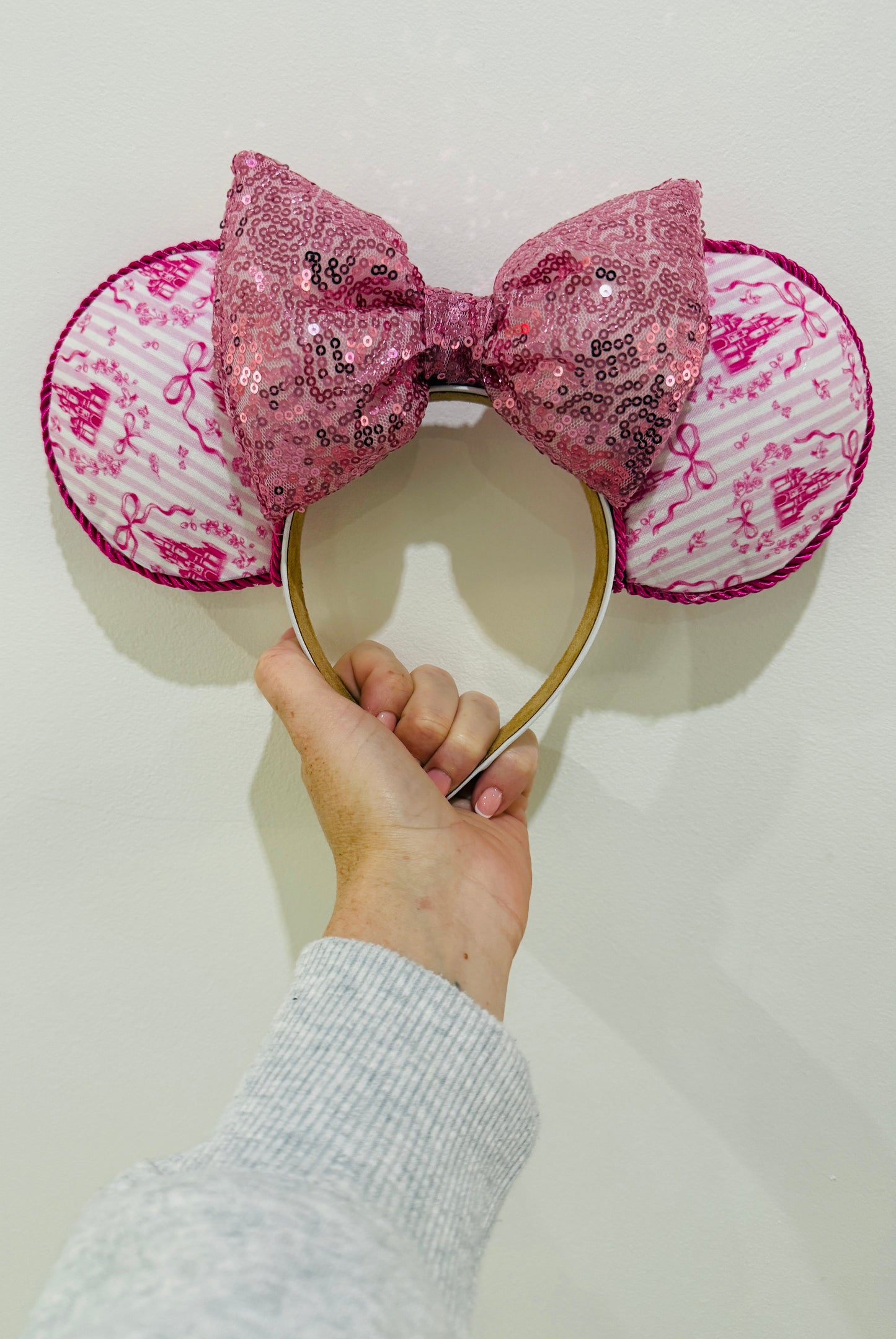 Castle Stripe Pink Ears