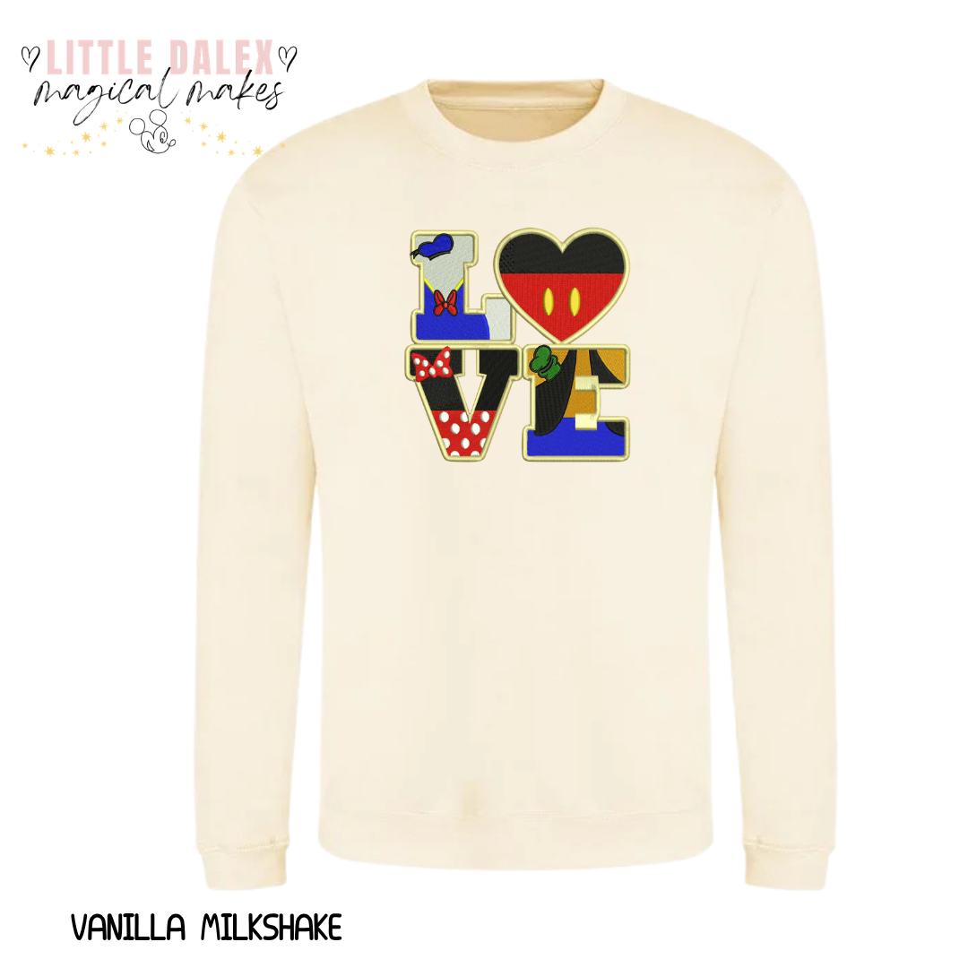 Mouse & Friends Love Sweatshirt