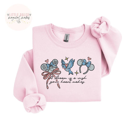 Cinderella Inspired Ear Design Sweatshirt