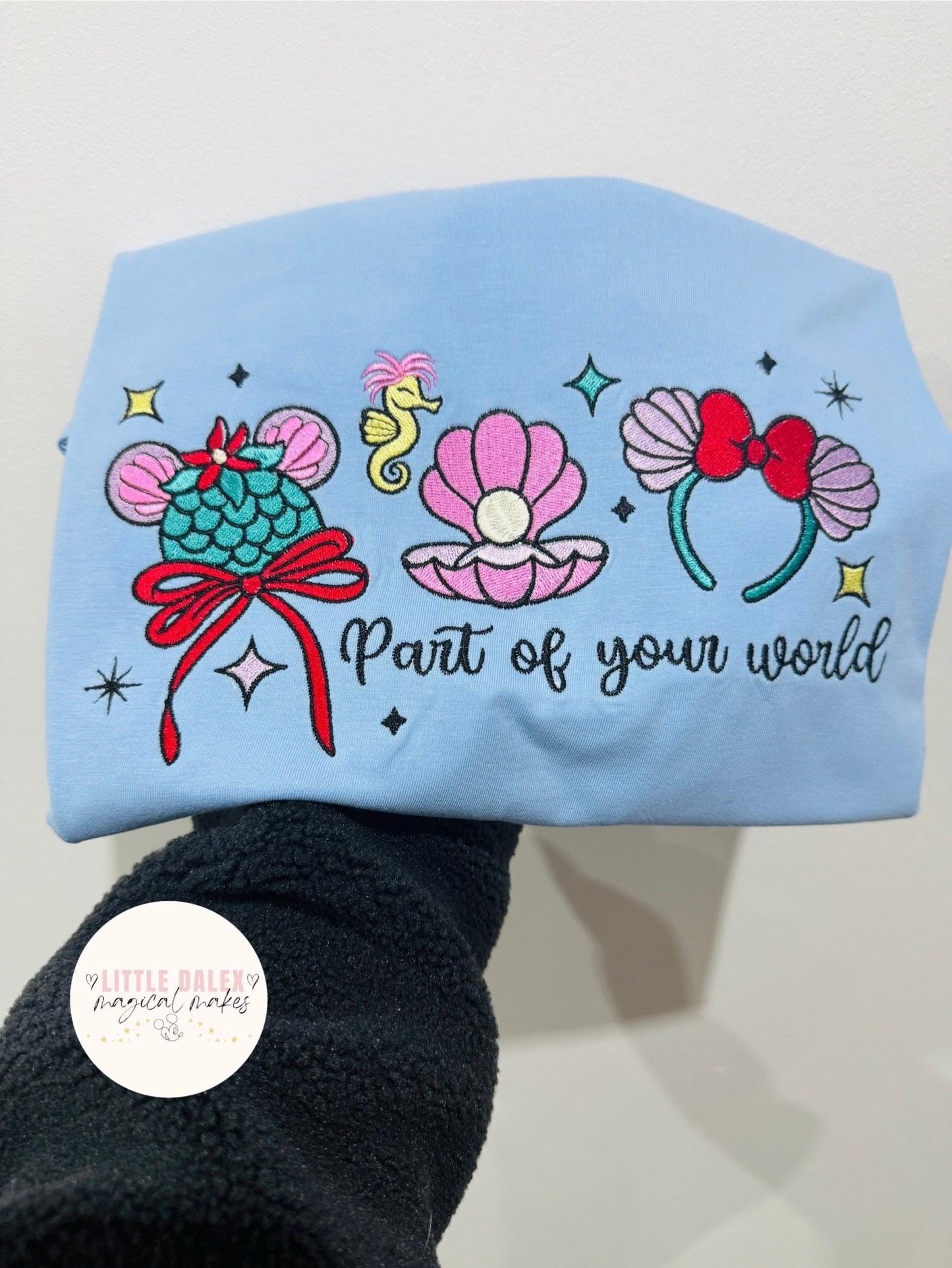 Under The Sea Princess Inspired Ear Design Sweatshirt