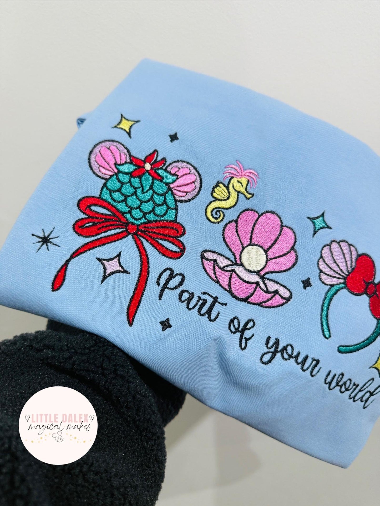 Under The Sea Princess Inspired Ear Design Sweatshirt