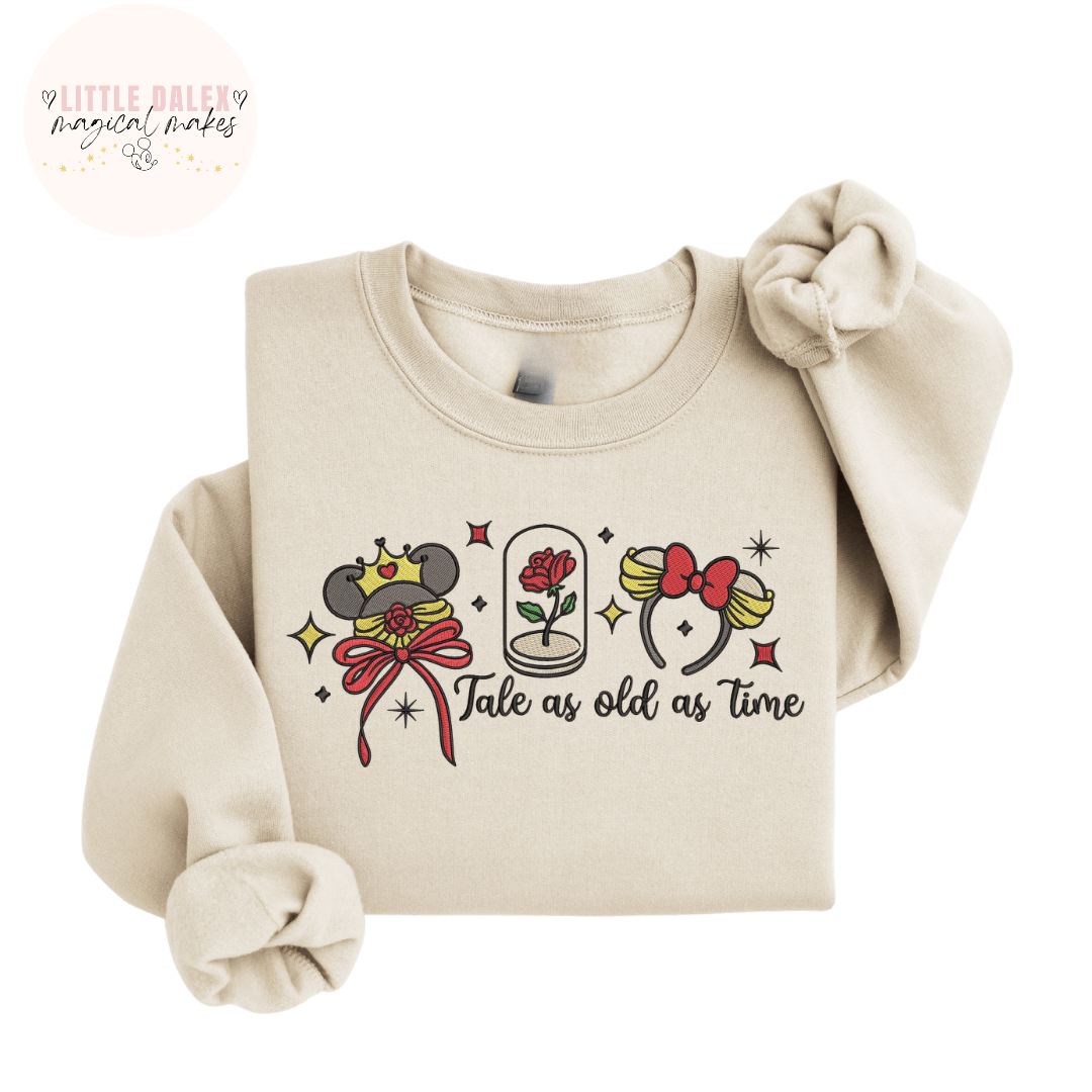 Book Princess Inspired Ear Design Sweatshirt