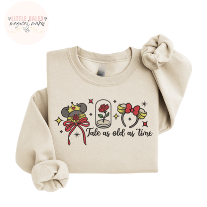 Book Princess Inspired Ear Design Sweatshirt