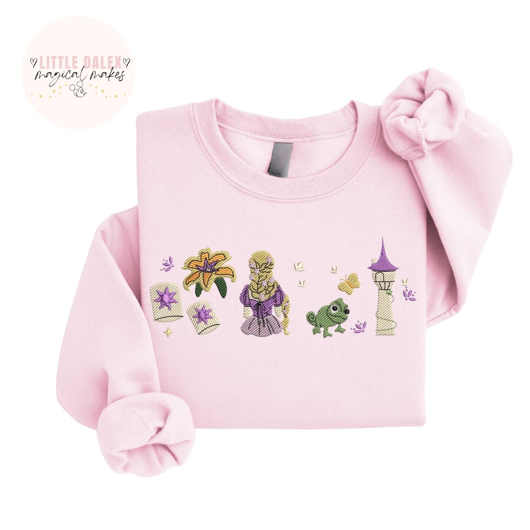 Tower Princess in a Line Sweatshirt