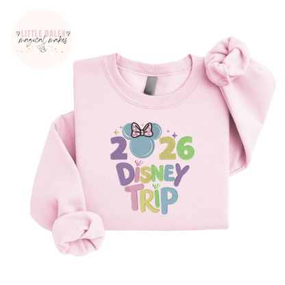 Exclusive 2026 Girl Mouse Trip Sweatshirt