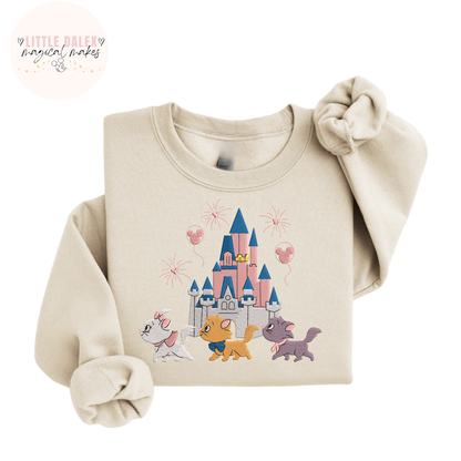Cats & Magical Castle Sweatshirt